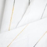Ombre Stripe Yarn Dyed Cotton Oversized Blanket/Coverlet