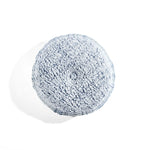 Button Soft Sherpa Round Decorative Pillow