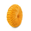 Round Pleated Soft Velvet Decorative Pillow