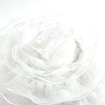 Ruffle Flower Layer Round Decorative Pillow