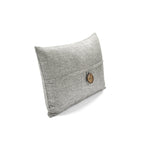 Linen Texture Woven Button Decorative Pillow Cover