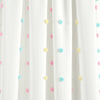 Rainbow Tufted Dot Window Curtain Panel