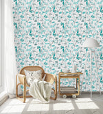 Stylish Poplar Leaves Wallpaper Tasteful
