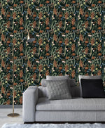 Modish Botanical Plants Wallpaper Fashionable
