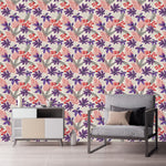 Purple and Red Leaves Wallpaper