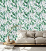 Modish Green Plants Wallpaper High-Quality