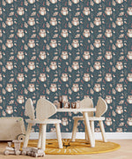 Modish Owls Wallpaper