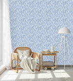 Little Blue Leaves Wallpaper