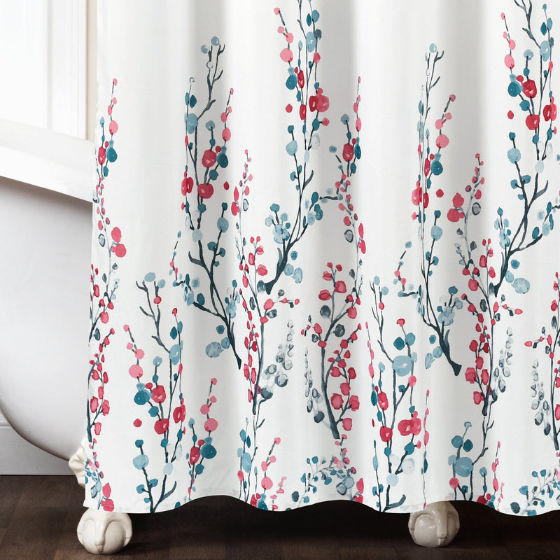 Mirabelle Watercolor Floral Shower Curtain