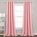 Insulated Grommet Blackout Window Curtain Panel Set