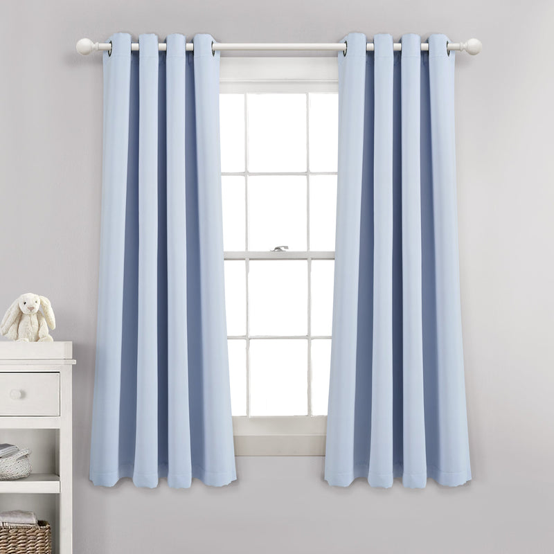 Insulated Grommet Blackout Window Curtain Panel Set