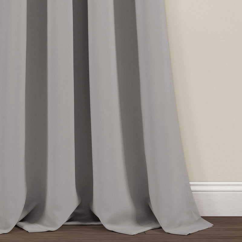 Insulated Grommet Blackout Window Curtain Panel Set