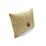 Linen Texture Woven Button Decorative Pillow Cover