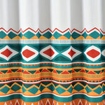 Boho Viviane Geo Fringe Shower Curtain
