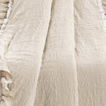 Ella Ruffle Lace Throw