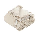 Ella Ruffle Lace Throw