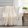 Ella Ruffle Lace Throw