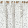 Boho Macrame Textured Cotton Window Curtain
