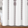 Stripe Medallion Shower Curtain