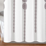 Stripe Medallion Shower Curtain