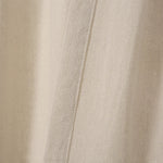 Farmhouse Faux Linen Tab Top Window Curtain Panel