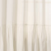 Farmhouse Faux Linen Tab Top Window Curtain Panel