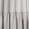 Farmhouse Faux Linen Tab Top Window Curtain Panel