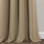 Insulated Grommet Blackout Window Curtain Panel Set