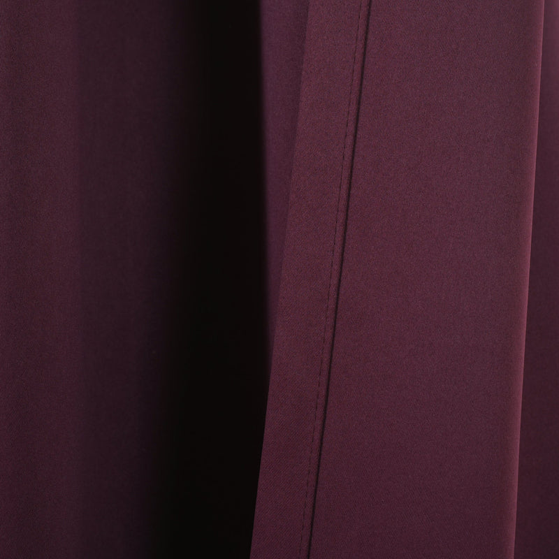 Insulated Grommet Blackout Window Curtain Panel Set