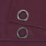 Insulated Grommet Blackout Window Curtain Panel Set