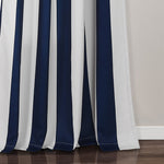 Wilbur Stripe Light Filtering Window Curtain Set