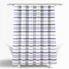 Stripe Clip Jacquard Shower Curtain