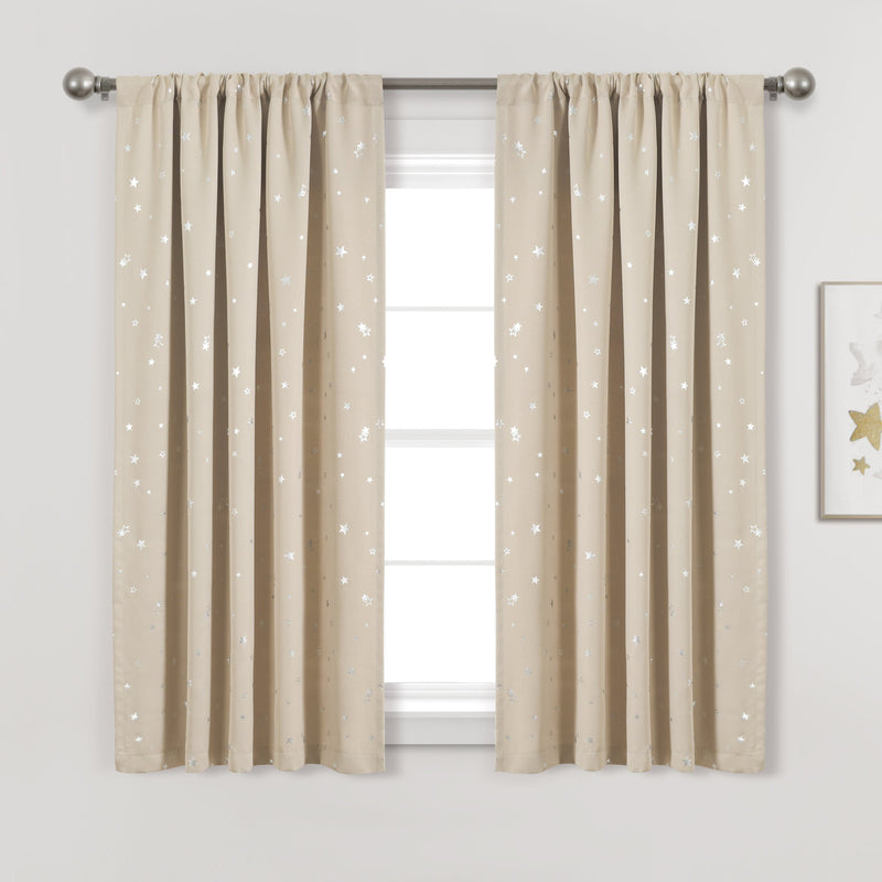 Star Blackout Window Curtain Set