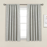 Star Blackout Window Curtain Set