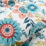 Cottagecore Ariana Flower Reversible Quilt 3 Piece Set
