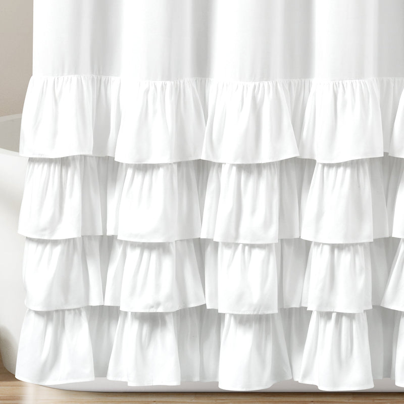 Allison Ruffle Shower Curtain