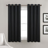 Insulated Grommet Blackout Window Curtain Panel Set