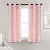 Prima Velvet Solid Grommet Light Filtering Window Curtain Panel Set