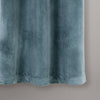 Prima Velvet Solid Grommet Light Filtering Window Curtain Panel Set