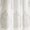Teardrop Leaf Room Darkening Window Curtain Panel Set