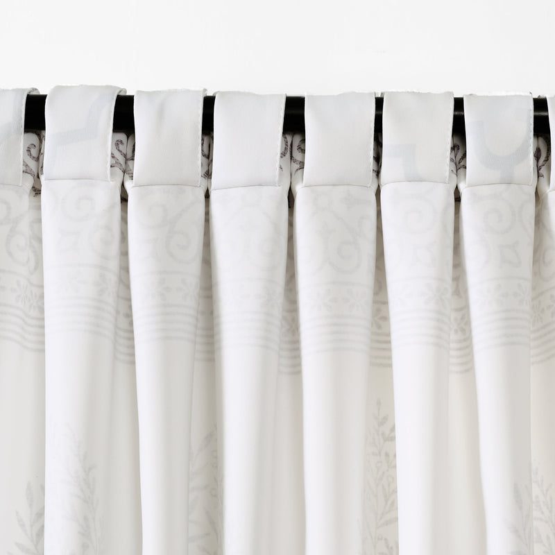 Teardrop Leaf Room Darkening Window Curtain Panel Set