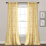 Emma Textured Jacobean Window Curtain Panel