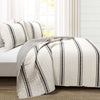 Farmhouse Stripe Reversible Cotton Quilt Set