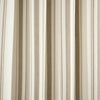 Farmhouse Stripe Yarn Dyed Recycled Cotton Window Curtain Panel Set