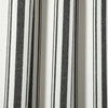 Farmhouse Stripe Yarn Dyed Recycled Cotton Window Curtain Panel Set