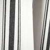 Farmhouse Stripe Yarn Dyed Recycled Cotton Window Curtain Panel Set