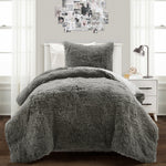 Emma Faux Fur Comforter Set
