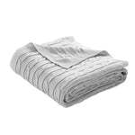 Cable Soft Knitted Throw