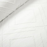 Diamond Clip Jacquard Duvet Cover 3 Piece Set