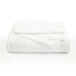 Diamond Clip Jacquard Duvet Cover 3 Piece Set